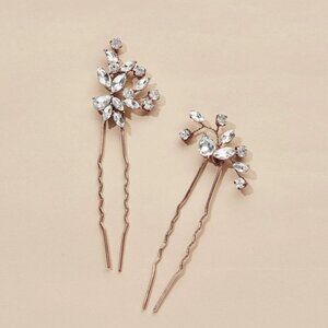 NWT Olive + Piper Rose Gold Hudson Hair Pins (set of 2)